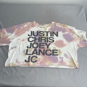 NSYNC Pastel Tie‑Dye Graphic Tee – Size L – 2020 Epic Rights